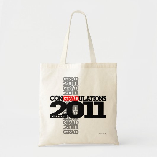 Klasse van 2011 conGRADuleringen Bag 2 Tote Bag (Voorkant)