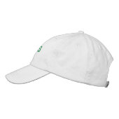 Klasse van 2011 Groen geborduurd Wit Honkbal Pet (Links)