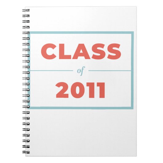 Klasse van 2011 notitieboek (Voorkant)
