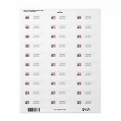 Klasse van 2011 Return Address Label (Full Sheet)