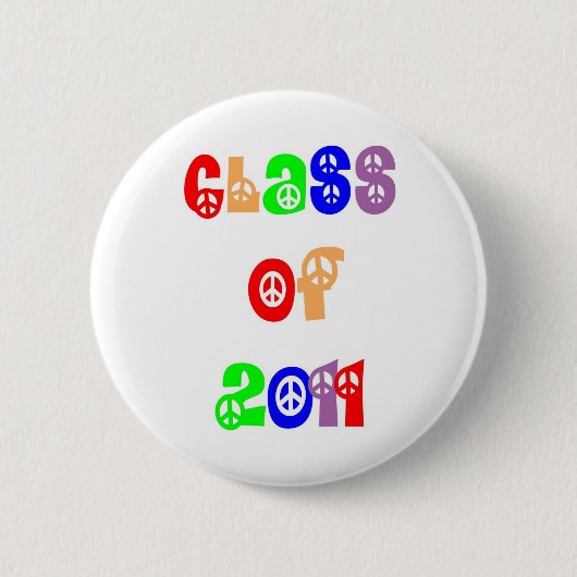 Klasse van 2011 ronde button 5,7 cm (Voorkant)