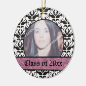 Klasse van 2012 Afstudeerder Afstuderen damast fot Keramisch Ornament (Links)