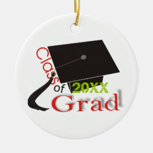 Klasse van 2012 Afstudeerder Graduation cap aangep Keramisch Ornament