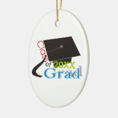 Klasse van 2012 Afstudeerder Graduation cap aangep Keramisch Ornament (Links)