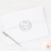 Klasse van 2012 Afstuderen Pet & Diploma Seals Ronde Sticker (Envelop)