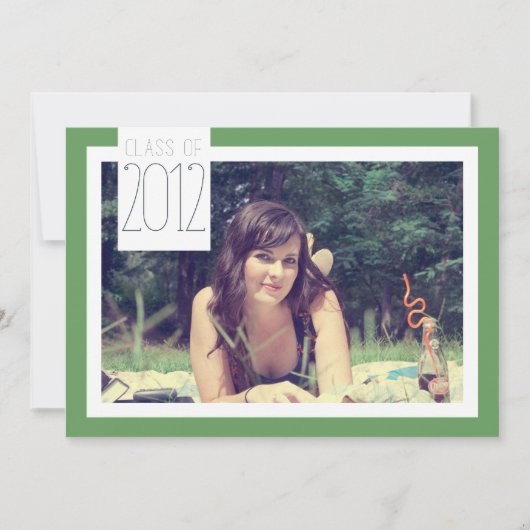 Klasse van 2012 - Afstuderen viering Kaart (Voorkant)