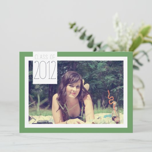 Klasse van 2012 - Afstuderen viering Kaart (Staand voorkant)
