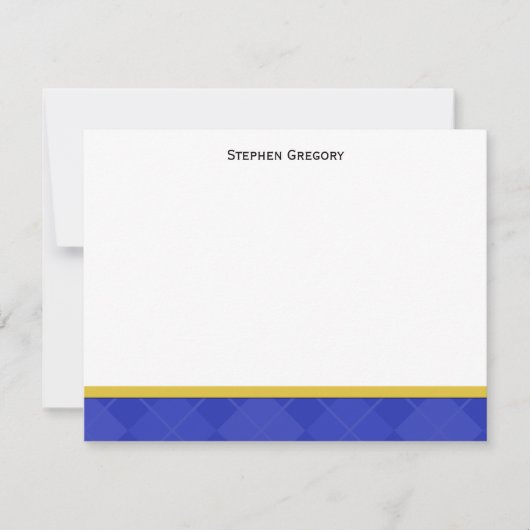 Klasse van 2012 Blauw en Gold Afstuderen Hartelijk Bedankkaart (Voorkant)