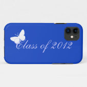 Klasse van 2012 - Blauwe vlinder Case-Mate iPhone Case (Achterkant (horizontaal))