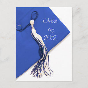 Klasse van 2012 Blue Pet Afstuderen Briefkaart