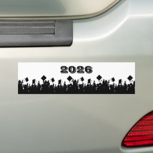 Klasse van 2012 BumperSticker ChooseBkGrd/jaar/kle