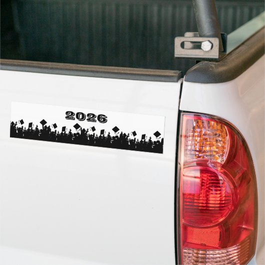 Klasse van 2012 BumperSticker ChooseBkGrd/jaar/kle (Op Truck)