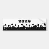 Klasse van 2012 BumperSticker ChooseBkGrd/jaar/kle (Voorkant)