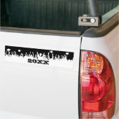 Klasse van 2012 BumperSticker Silhouette Celebrati (Op Truck)