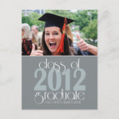 Klasse van 2012 Graduation Announcement Briefkaart (Voorkant)