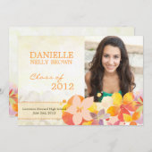 Klasse van 2012 Graduation Announcement & Party Kaart (Voorkant / Achterkant)