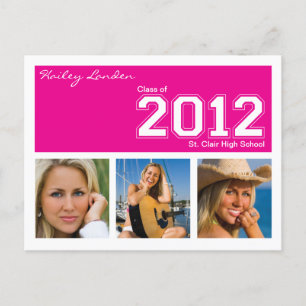 Klasse van 2012 Graduation Invitation Briefkaart