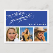 Klasse van 2012 Graduation Invitation Briefkaart (Voorkant)