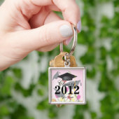 Klasse van 2012 Graduation Key-chain roze Sleutelhanger (Hand)