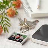 Klasse van 2012 Graduation Photo Metal Keyring Sleutelhanger (Zijkant)
