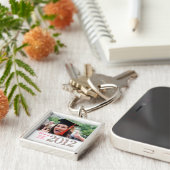 Klasse van 2012 Graduation Photo Metal Keyring Sleutelhanger (Zijkant)