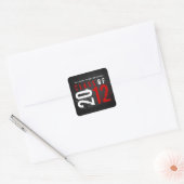 Klasse van 2012 Graduation Stickers (Envelop)