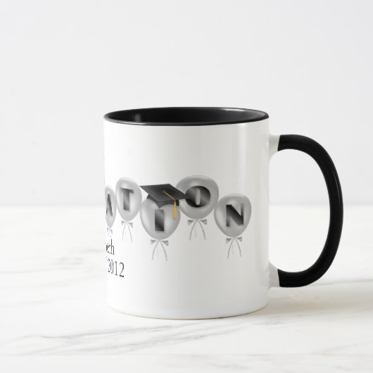 Klasse van 2012 Luchtballonnen met Afstuderen van Mok (Rechts)