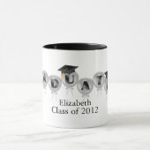 Klasse van 2012 Luchtballonnen met Afstuderen van Mok (Midden)