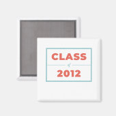Klasse van 2012 magneet (Voorkant / Achterkant)