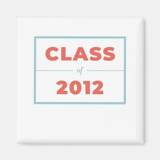 Klasse van 2012 magneet (Voorkant)