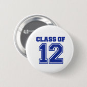 Klasse van 2012 ronde button 5,7 cm (Voorkant /achterkant)