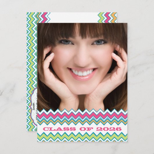 Klasse van 2012 Uitnodiging en geschenken van hoog (Voorkant / Achterkant)