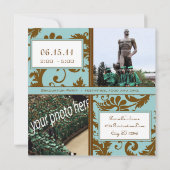 Klasse van 2012 Uitnodiging en geschenken van hoog (Achterkant)