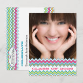 Klasse van 2012 Uitnodiging en geschenken van hoog Briefkaart (Voorkant / Achterkant)