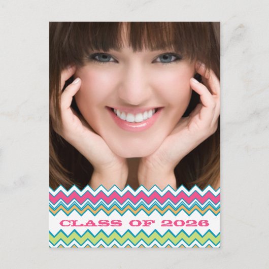 Klasse van 2012 Uitnodiging en geschenken van hoog Briefkaart (Voorkant)