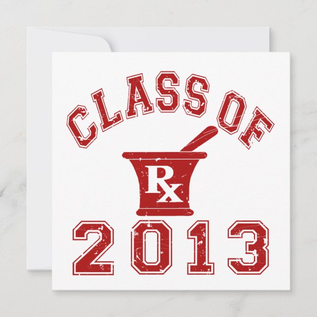 Klasse van 2013 apotheker (Voorkant)