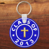 Klasse van 2013 Christelijk kruis Sleutelhanger (Voorkant)