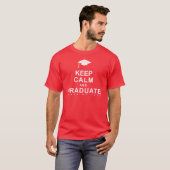 Klasse van 2013 Kalm houden T-shirt (Voorkant volledig)