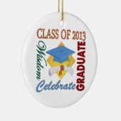 Klasse van 2013 keramisch ornament (Rechts)