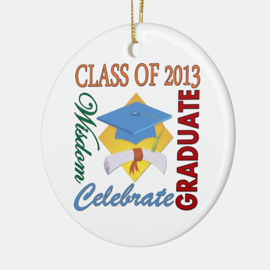 Klasse van 2013 keramisch ornament (Links)