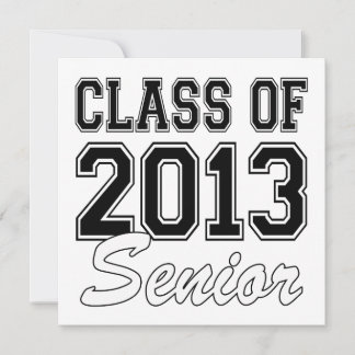 Klasse van 2013 Senior Kaart
