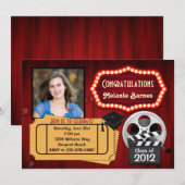 Klasse van 2013 Uitnodiging tot Afstuderen theater (Voorkant / Achterkant)