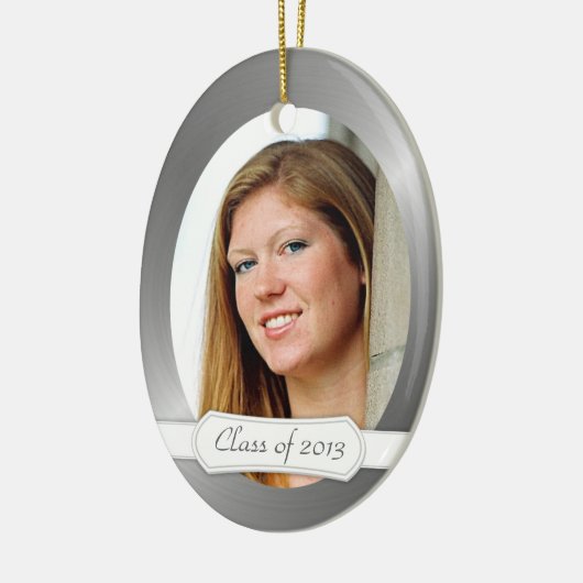 Klasse van 2014 Afstuderen Keepomwille met uw foto Keramisch Ornament (Links)