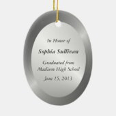 Klasse van 2014 Afstuderen Keepomwille met uw foto Keramisch Ornament (Achterkant)
