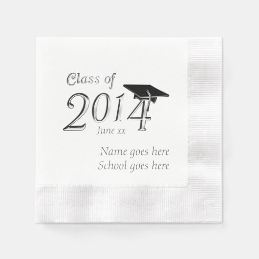 klasse van 2014 Afstuderen Servet (Voorkant)