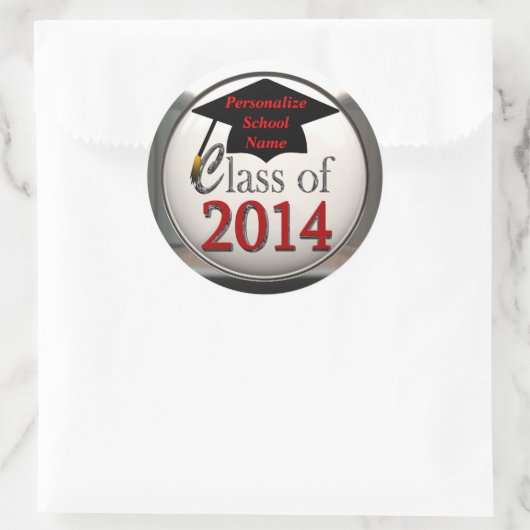 Klasse van 2014 Afstuderen Stickers (Tas)