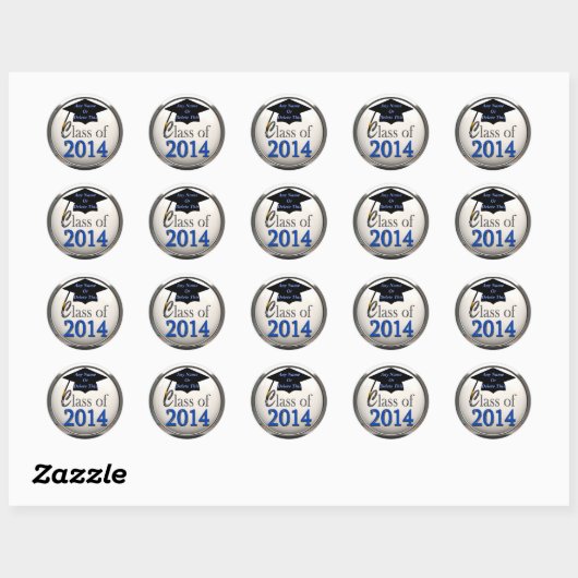 Klasse van 2014 Afstuderen Stickers (Vel)