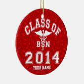 Klasse van 2014 BSN Keramisch Ornament (Rechts)