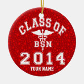 Klasse van 2014 BSN Keramisch Ornament (Voorkant)