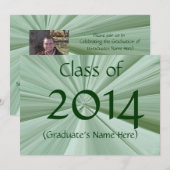 Klasse van 2014 Graduation Invitations by Janz Kaart (Voorkant / Achterkant)